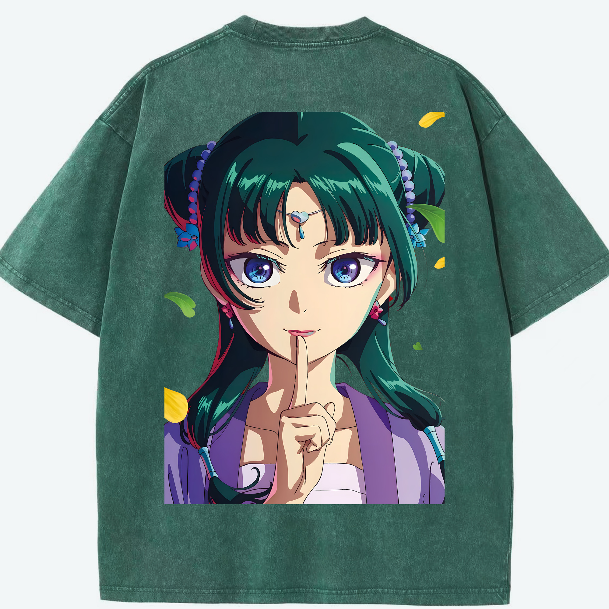 （画像用） 薬屋のひとりごと The Apothecary Diaries 綿100% ヴィンテージ風 半袖Tシャツ（背面プリント）